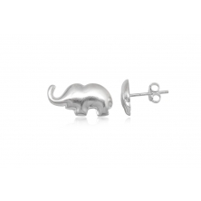 Pendientes de Plata - Elefantes ( Electroforming)